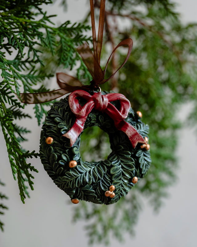 Adornos Navideños Pintados a Mano