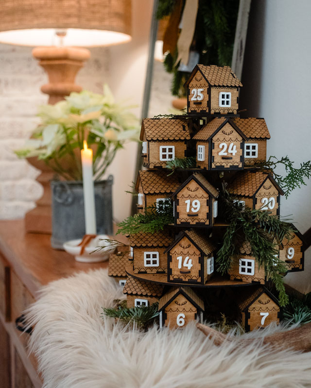 Calendario de Adviento "Casitas" Estelamaca Store