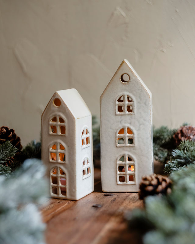 Casa Portavelas de Cerámica