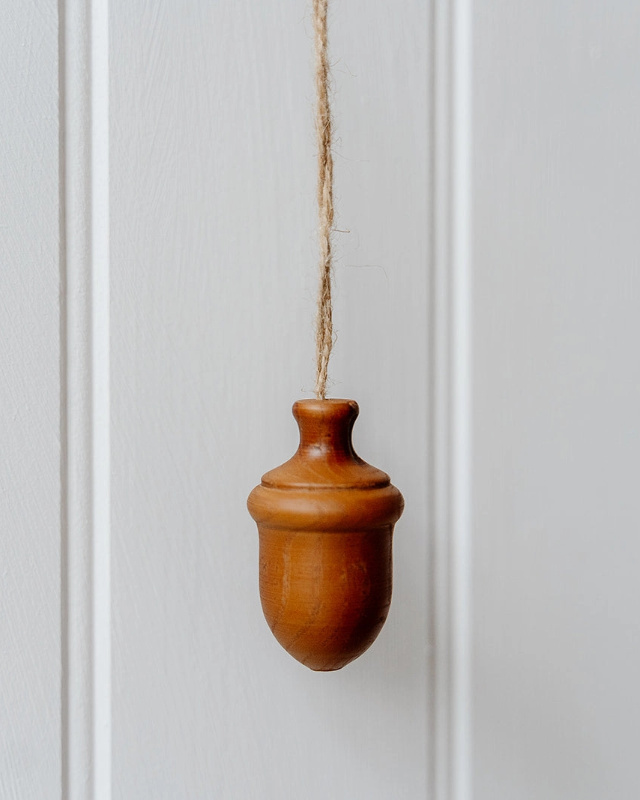 Bellota Colgante de Madera para Decoración Otoñal - Imagen 4