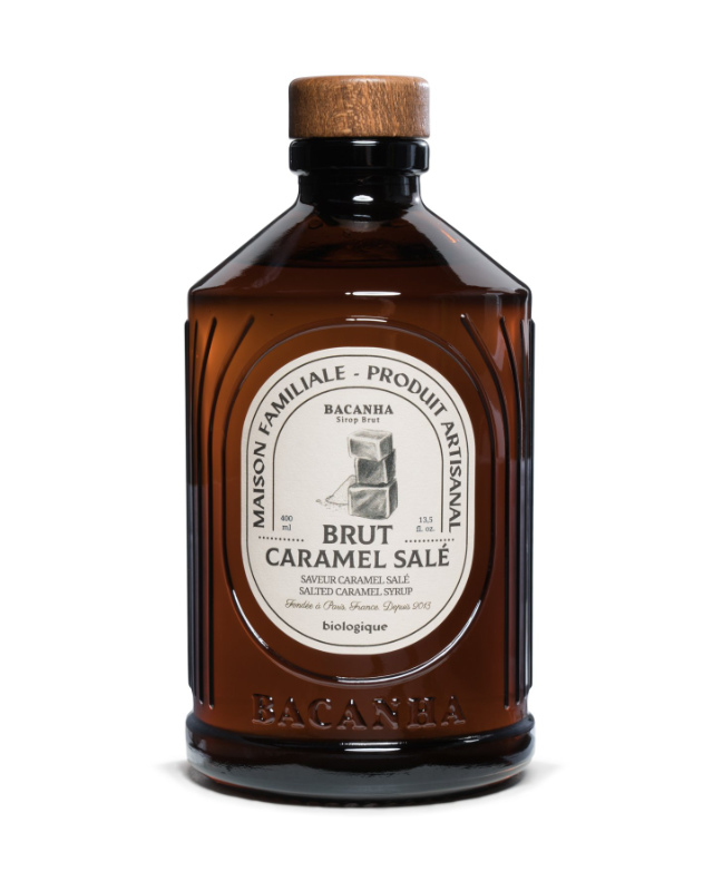 Sirope de Caramelo Salado Crudo Ecológico 400ml