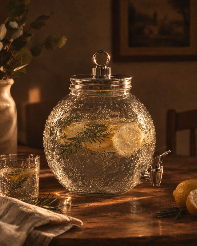 Dispensador de Bebidas "Bola de Cristal de Navidad" 4L