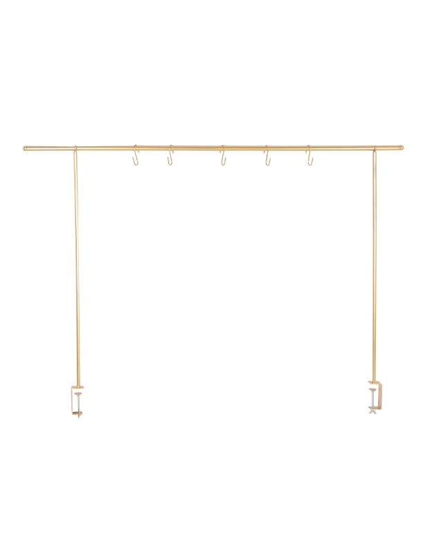 Barra decorativa extensible de hierro 250 cm para mesa